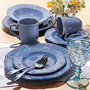 thomson pottery embossed sicily blue preview picture